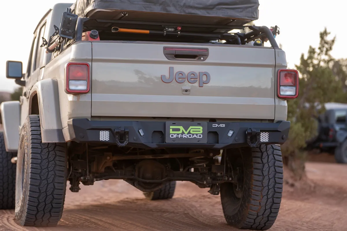 2023 Gladiator Mto Series Rear Bumper Black product image