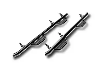 N-Fab 19c Gladiator 4 Door Truck 3in Gloss Black Full Length Nerf Step