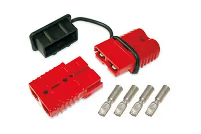 Bulldog Winch Quick Connect For Truck Winches Fits 2 to 4 Gauge Wires One Set