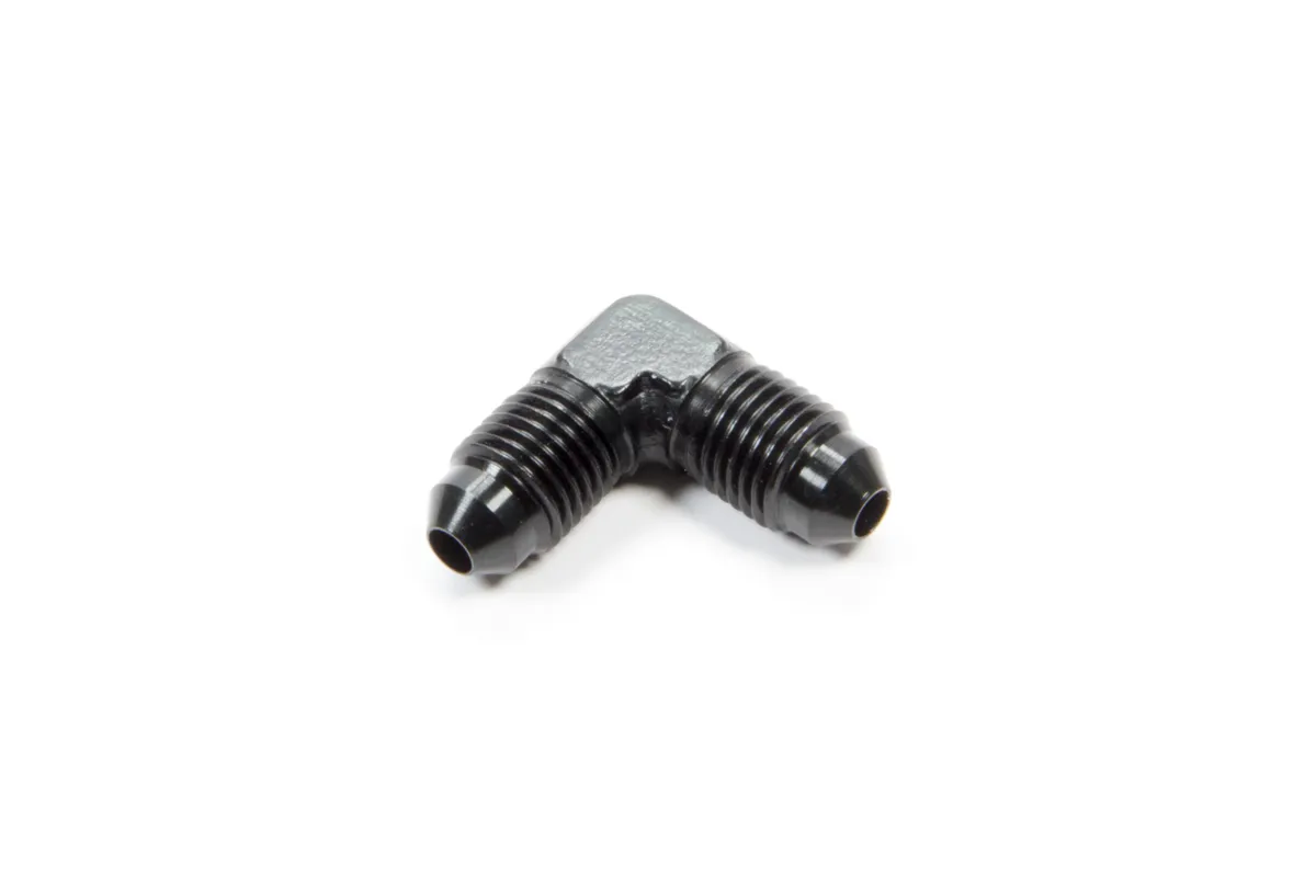 Aeroquip Alum #4 90 Deg Elbow Union Black
