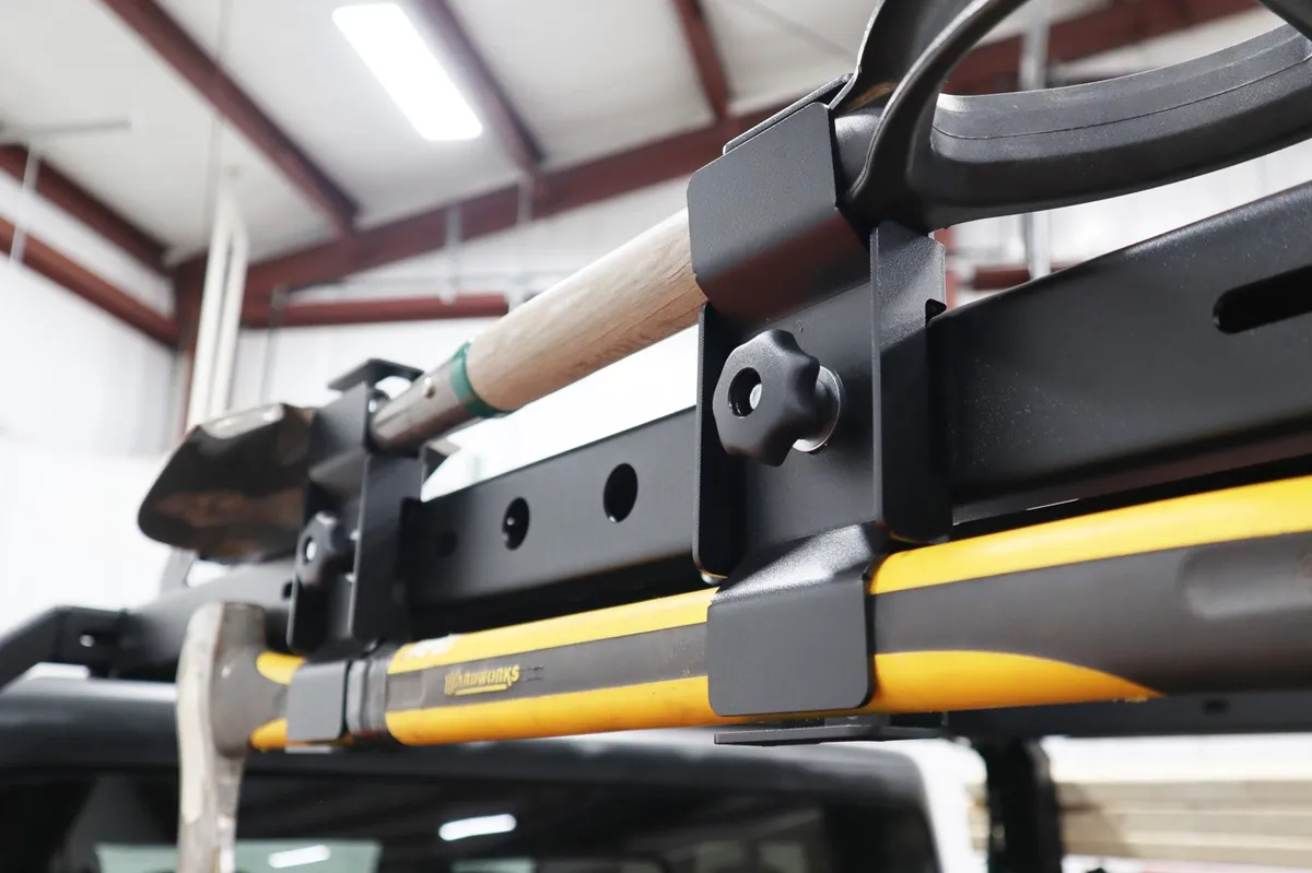 LOD Black Ops Bed Rack Trail Tool Single Mount (Black Powder Coated) product image