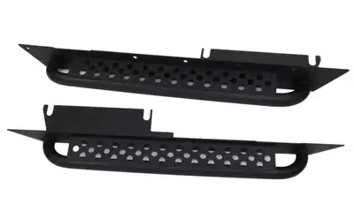 Fishbone Offroad Black textured powder coat, 3/16in. steel, Stainless steel countersunk hardware, 2in. diameter, .120 wall tubing