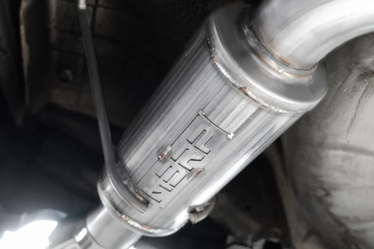 Subaru Impreza Wrx/Wrx Sti 2.0l/2.5l 3.0 Inch Cat-Back Single Rear Exit T304 Stainless Steel With Carbon Fiber Tip Mbrp product image