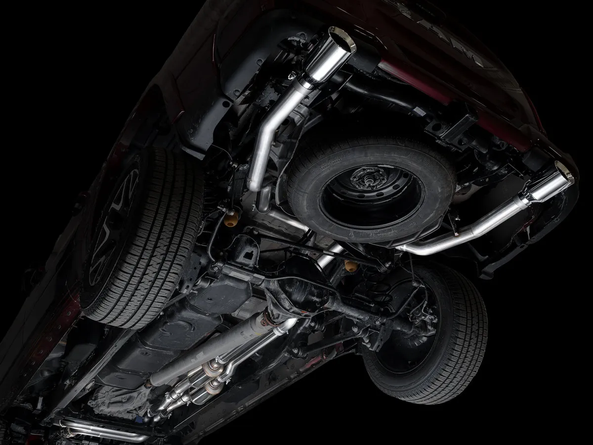 AWE 0FG Catback Exhaust for 2025 RAM 1500 3.0TT Standard and High Output - Chrome Silver Tips - 3015-32530 product image