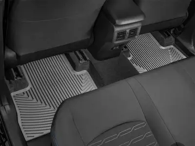 Weathertech All Weather Floor Mats; Gray; Rear;