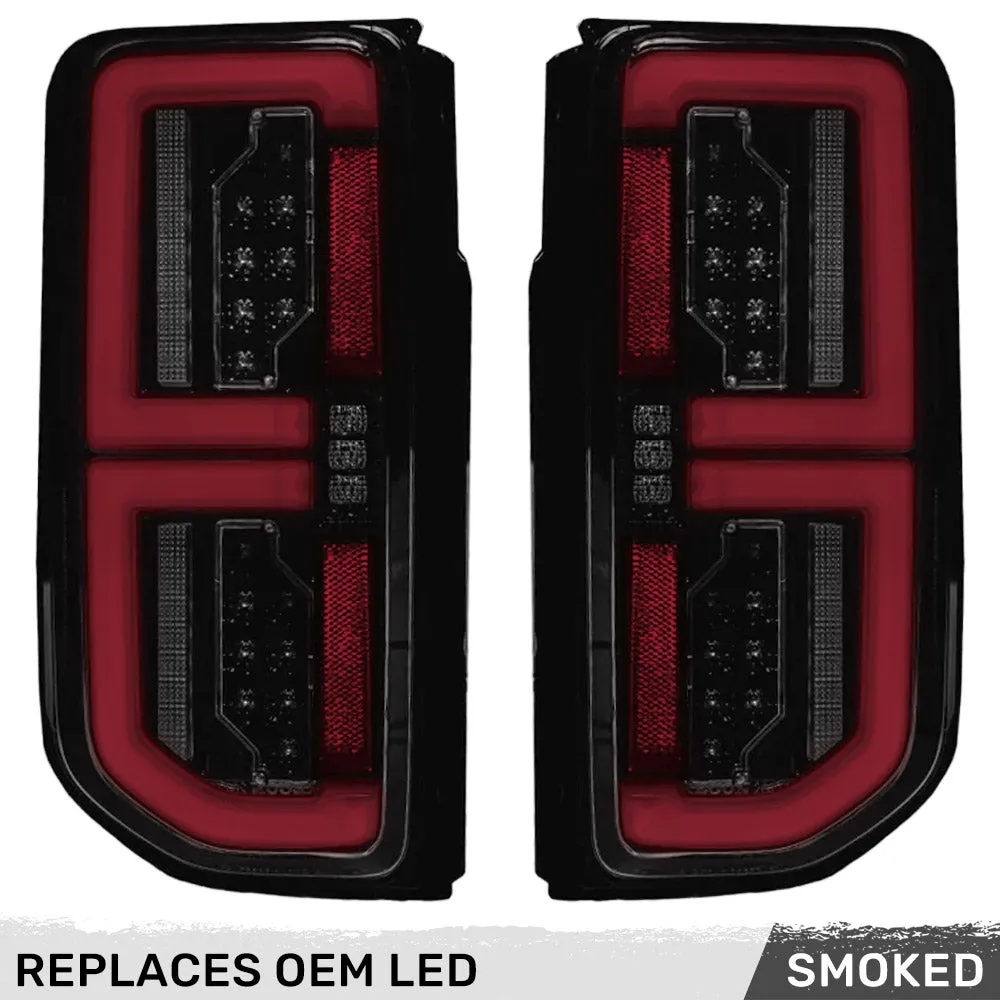 Ford 21-25 Bronco Tail Lights High-Powered Oled Bar Style Running & LED Brake Lights, Includes Oled Startup Sequence - Multiple Options product image