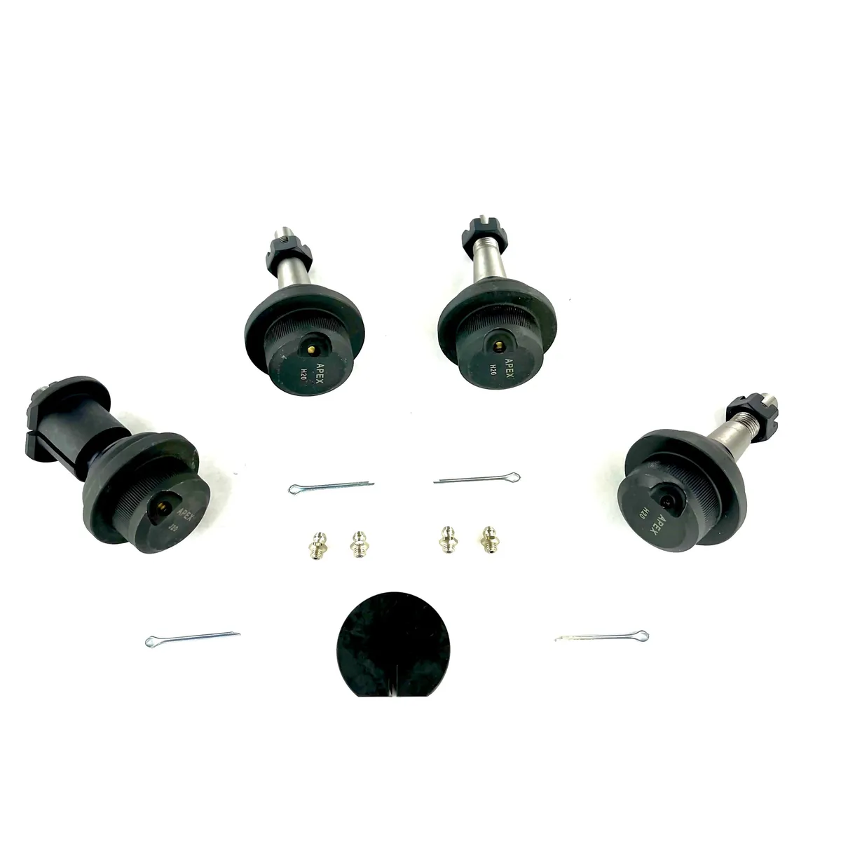 KIT113K - Jeep Wrangler JL and Jeep Gladiator JT Ball Joint Kit - (2) BJ160, (2) BJ161 (Knurled) product image