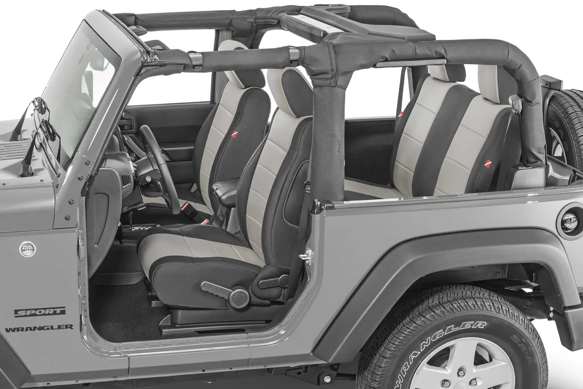 Wrangler JK Seat Cover for 11-12 Jeep JK Gray Neoprene Pair Diver Down product image