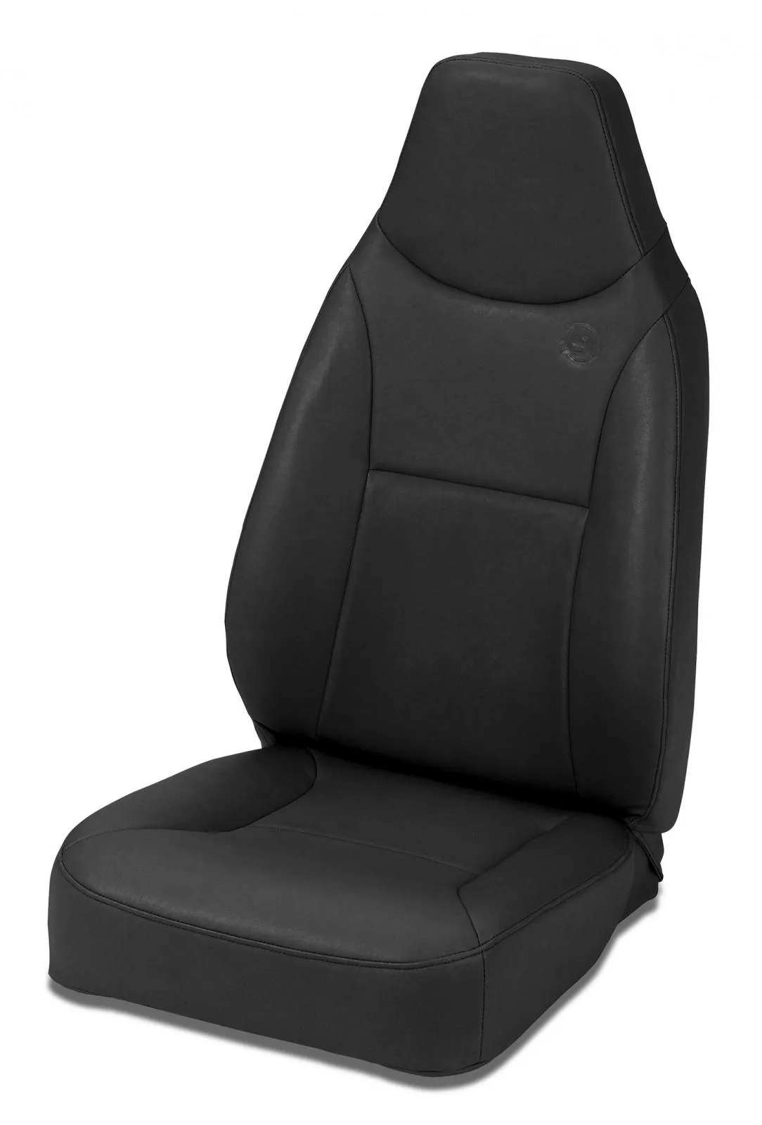 Jeep Bucket Seats II Standard Front High Back Fixed Bucket Seat For Jeep 1976-1986 CJ7 All Vinyl Black Crush Bestop product image