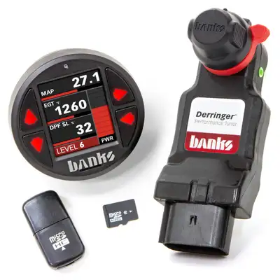Banks Power Derringer Tuner, with iDash SuperGauge for 19-23 Ram 1500 20-23 Jeep Wrangler/Gladiator 3.0L EcoDiesel