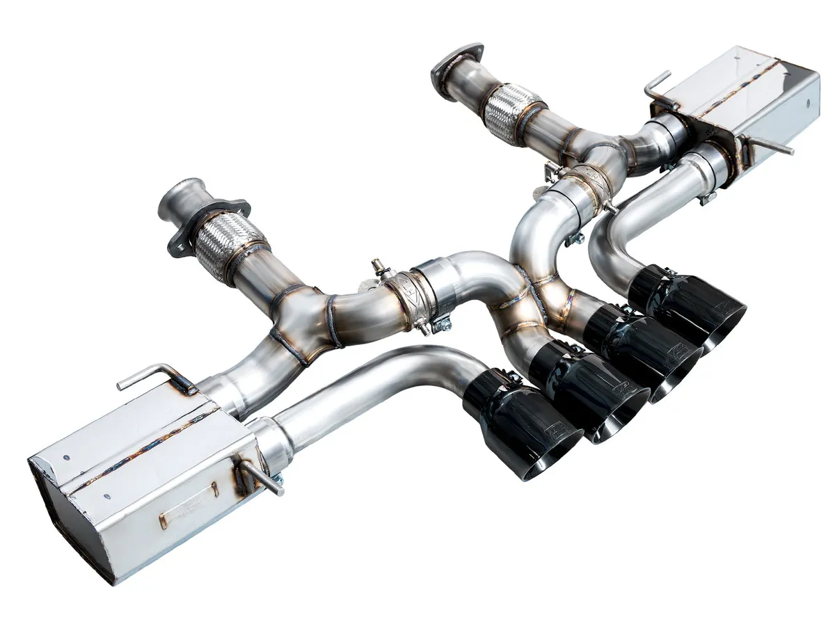 AWE SwitchPath Exhaust for C8 Corvette Z06 - Diamond Black Tips product image