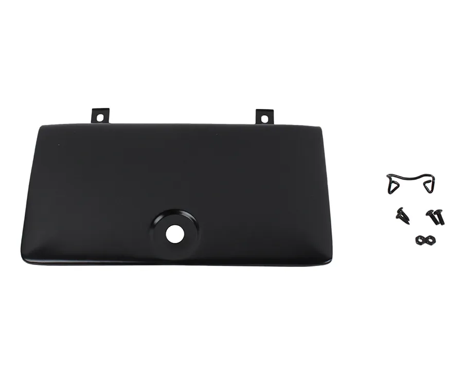Jeep CJ Glove Box Door Use with OE Key Lock 72-86 CJ Powdercoat Black Kentrol product image