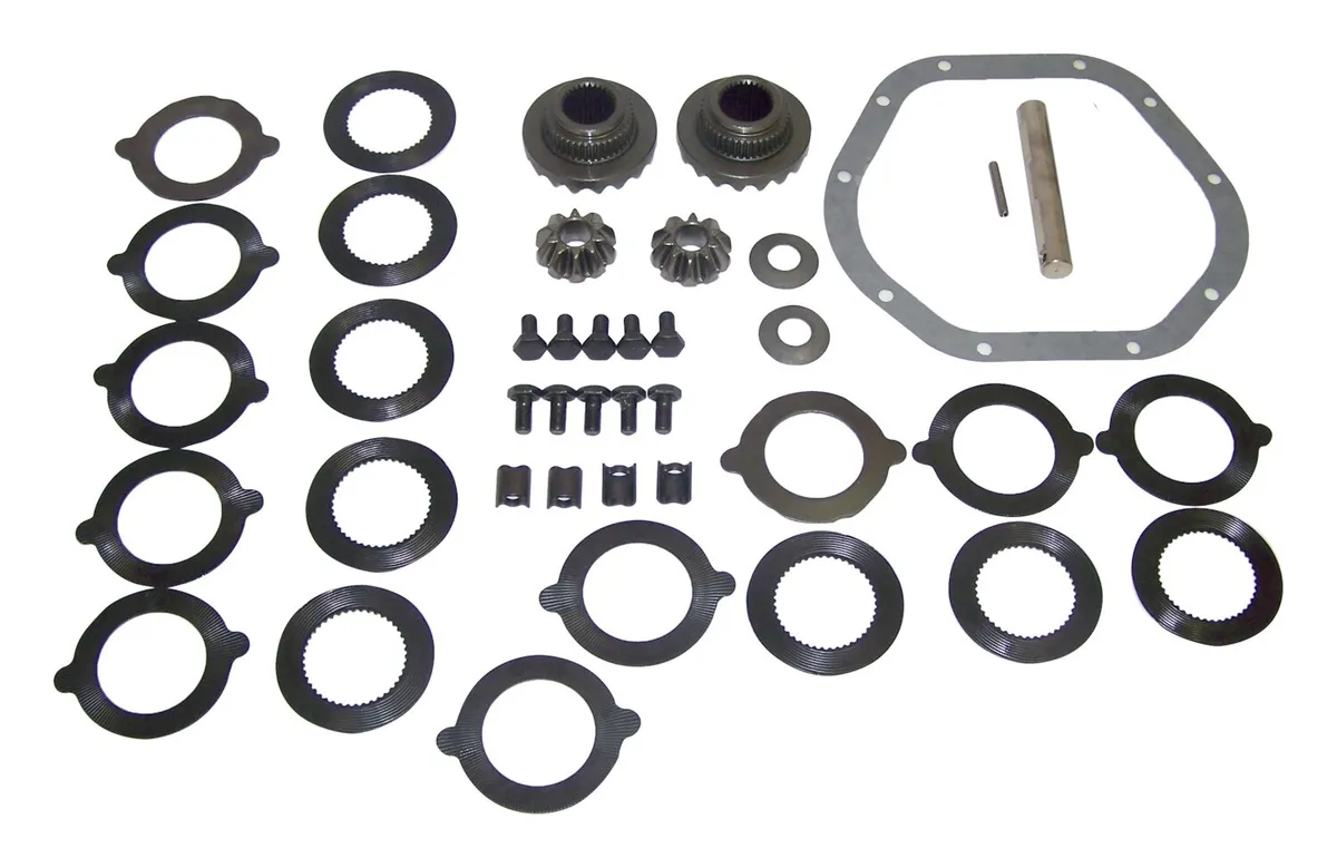 1987-1990 Cherokee XJ w/ Model 44 Rear Axle; Locking; Shaft held w/ roll pin 1986-1992 Comanche MJ w/ Model 44 Rear Axle; Locking; Shaft held w/ roll pin 1987-1995 Wrangler YJ w/ Model 44 Rear Axle; Locking; Shaft held w/ roll pin 1997-2006 Wrangler TJ product image