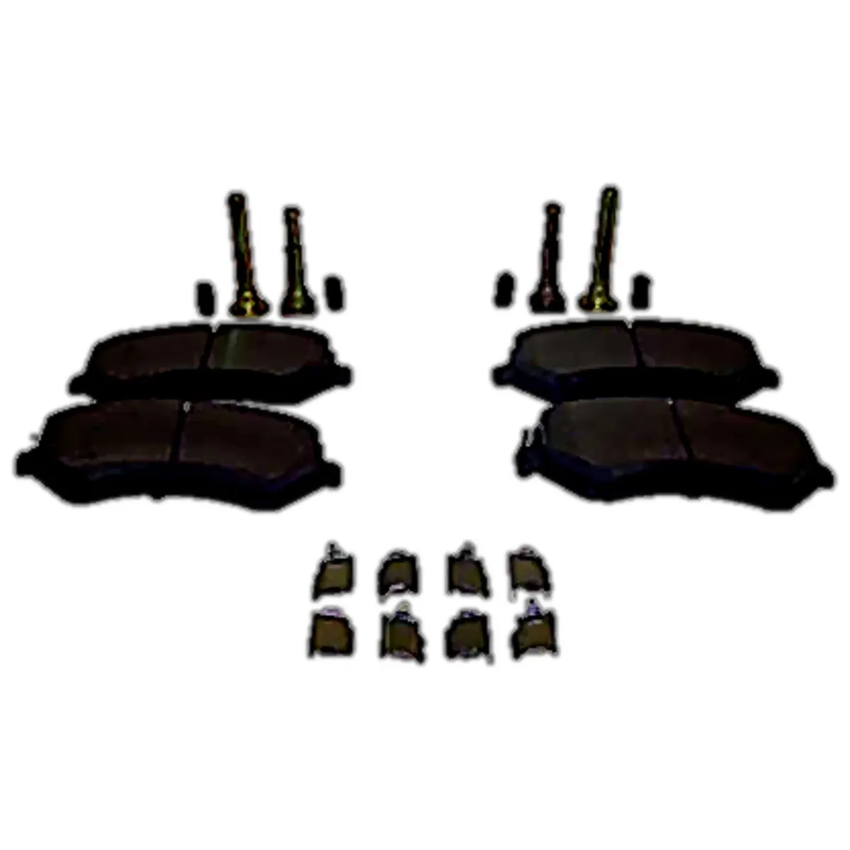 2002-2007 Liberty KJ Front; Kit Includes: Brake Pads Springs and Caliper Pin Kit product image