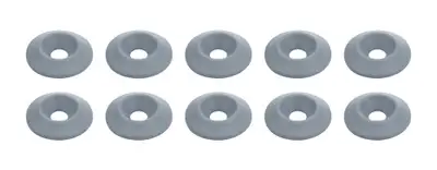 Allstar Performance Countersunk Washer Silver 10pk