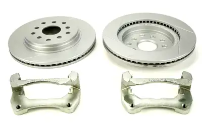 TeraFlex Big Rotor Kit JK Front Complete Anchor Brackets Slotted Rotors 13.3in