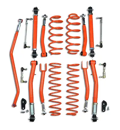 Steinjager Steinjäger Suspensions Wrangler JL 2018 - Present Lift Kit Fluorescent Orange