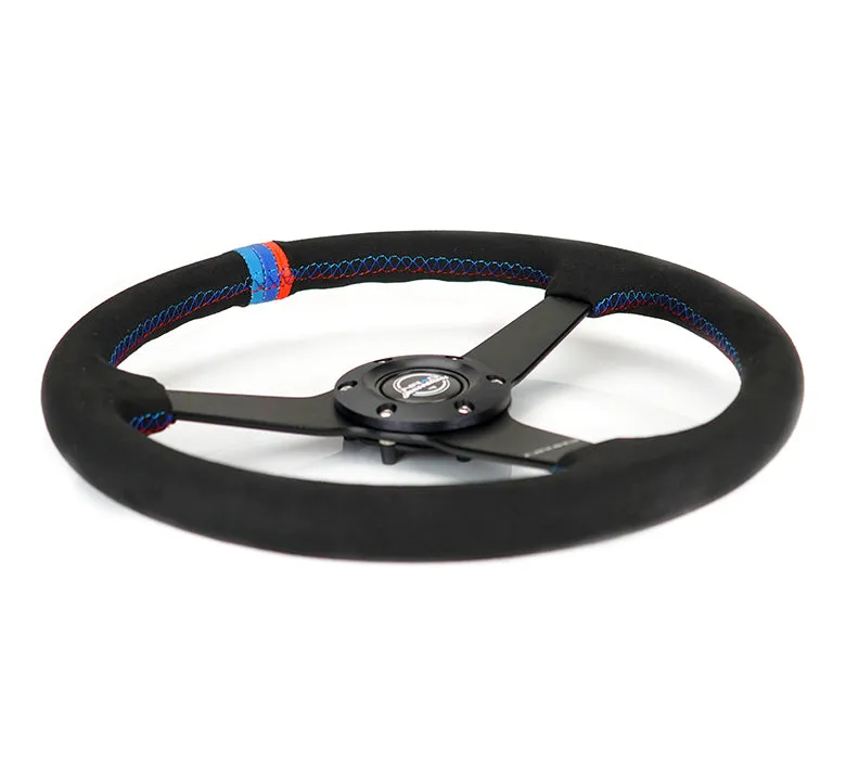 Steering Wheel 350mm 1.5 in Dish Black Alcantara product image