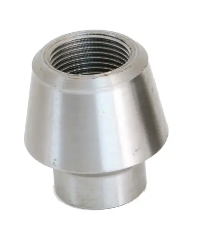 Ridetech Threaded Bar End Bung W/ 1 inch-14 Right Hand Thread Commonly Used W/ 1.5 inch O.DX .188 inch Wall Tubing 1.125 inch I.D. Ridetech