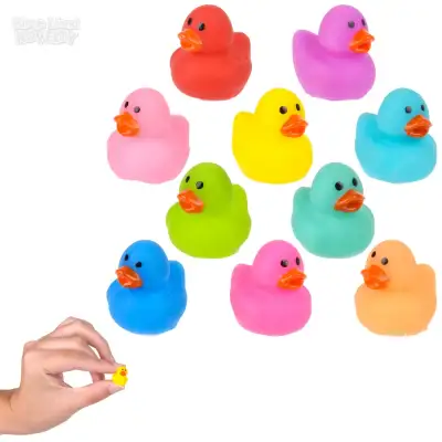 No Brand Micro Rubber Ducky Assorted Colors 0.65\"