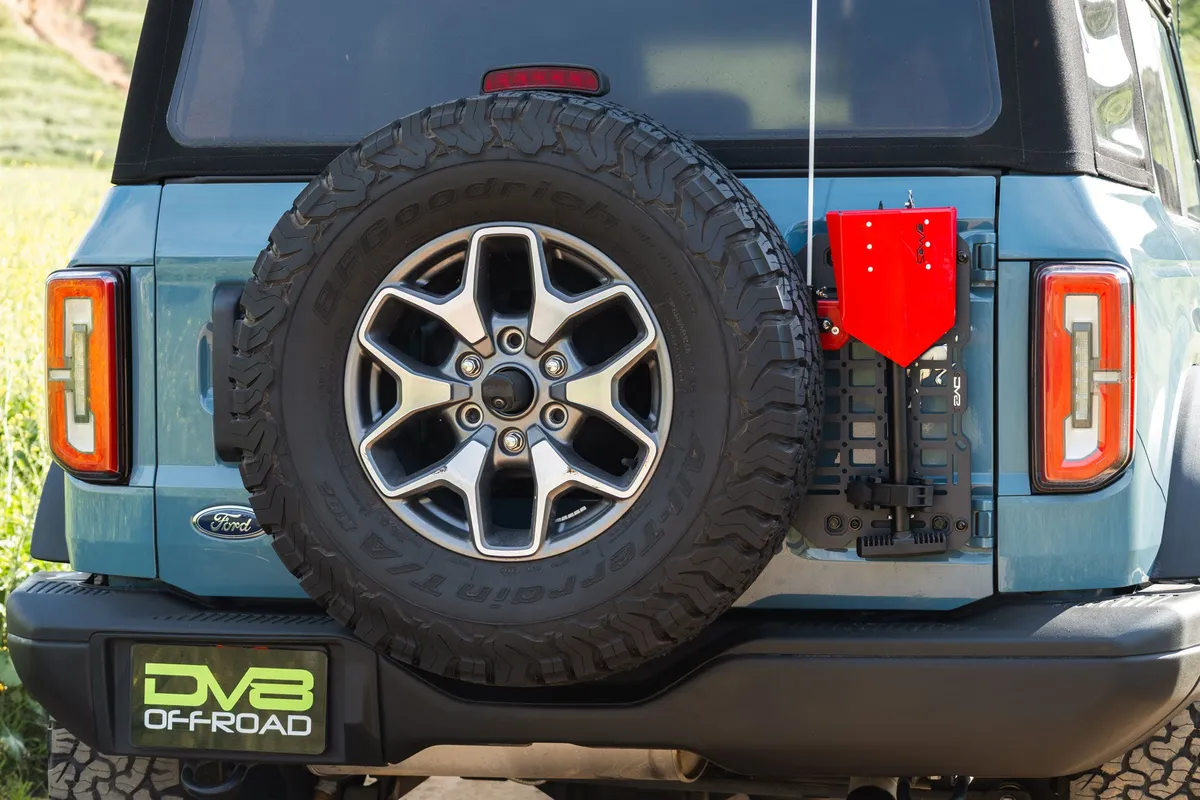 DV8 Offroad 2021-2025 Ford Bronco Tailgate Reinforcement Molle Panel TCBR-04 product image