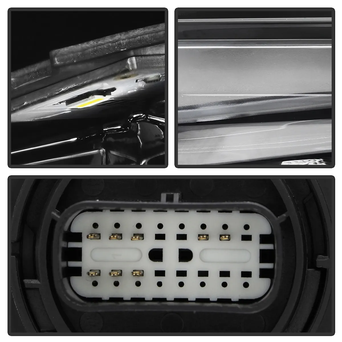 Halogen Headlight; White; Full LED ; DRL w/ Front Light Animation; w/o auto Leveling Headlight; Left; product image