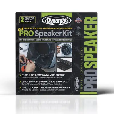 Dynamat Dynamat PRO Speaker Kit Sound Deadening & Speaker Enhancement