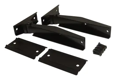 Crown Automotive Jeep Replacement RT Off-Road - Stainless Black Tailgate Hinge Set