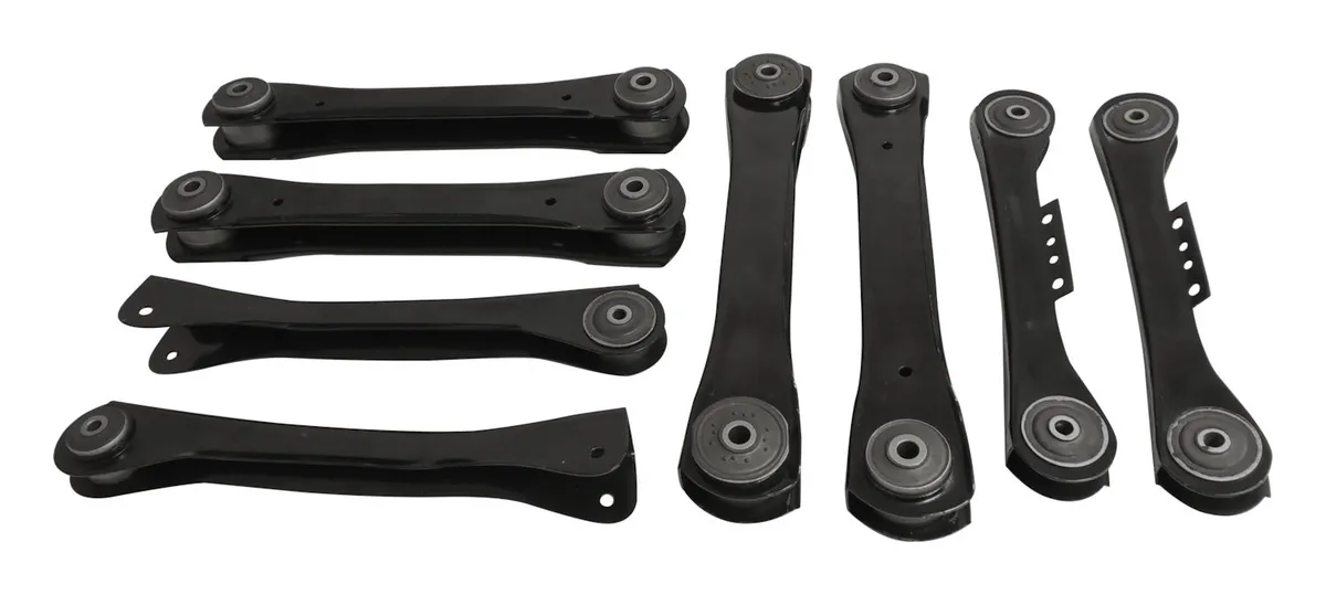 Black Control Arm Kit Front & Rear Control Arm Kit;includes Front And Rear Upper And Lower Control Arms;does Not Include Front Axle Side Upper Control Arm Bushings product image