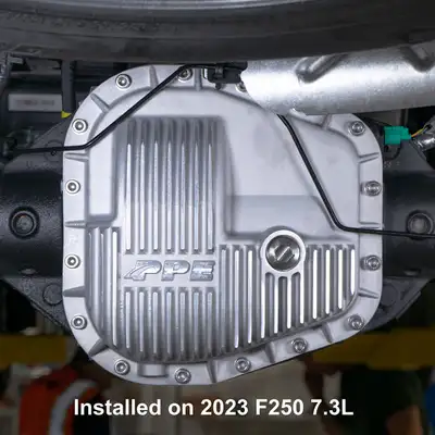 Pacific Performance Engineering 23-25 Ford SuperDuty Sterling 11.6 Inch- 16 Bolt Heavy-Duty Cast-Aluminum Rear Differential Cover-Brushed Pacific Performance Engineering