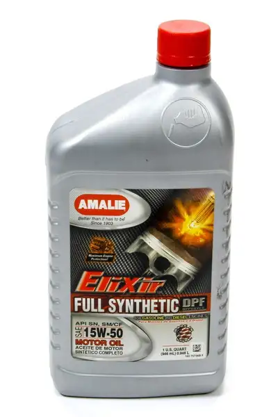Amalie Elixir Full Synthetic 15w50 Oil 1Qt