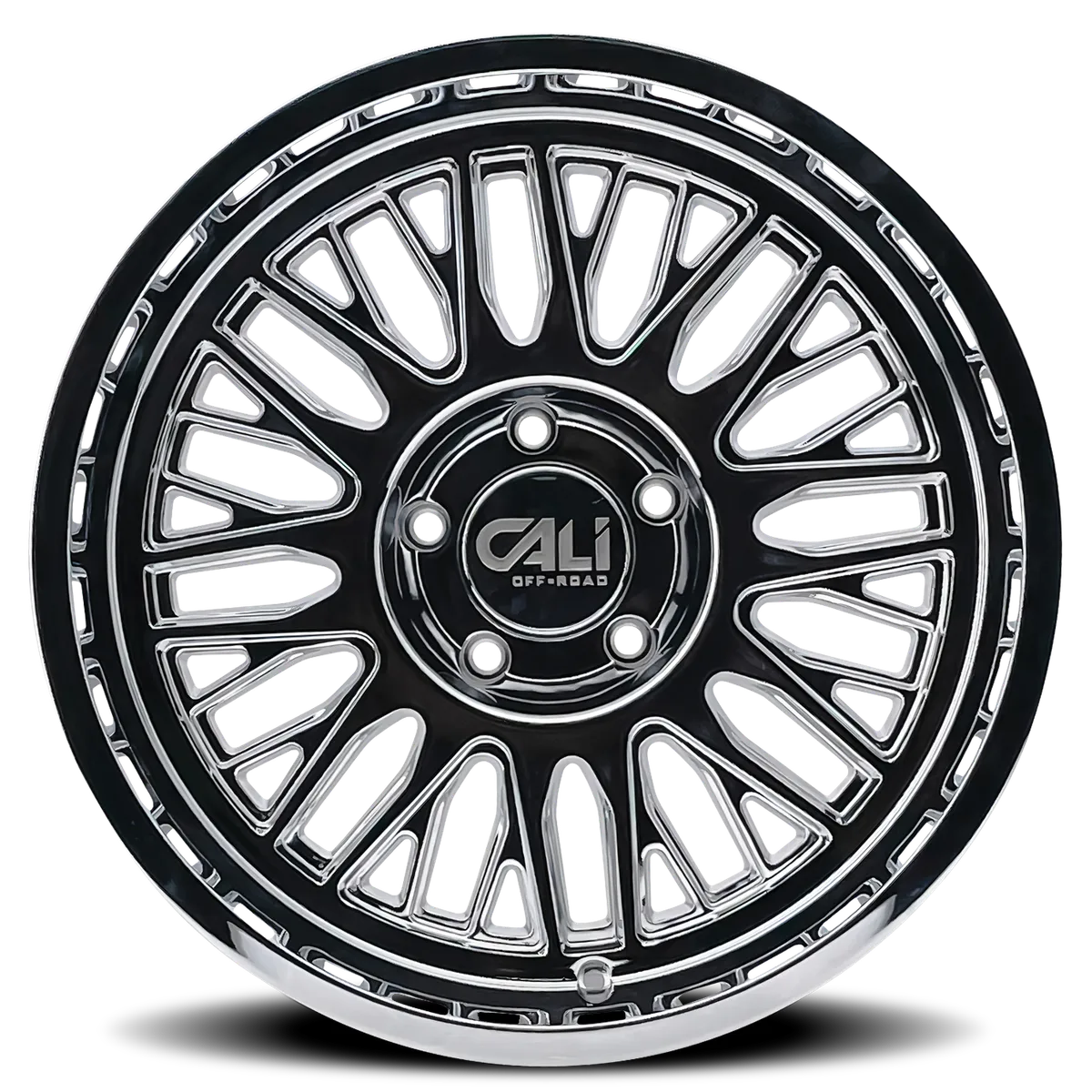 Cast Aluminum Wheels Vertex 9116 CH 20x10 Chrome 5 On 127 Bolt Pattern -25 Offset Cali Offroad Wheels product image