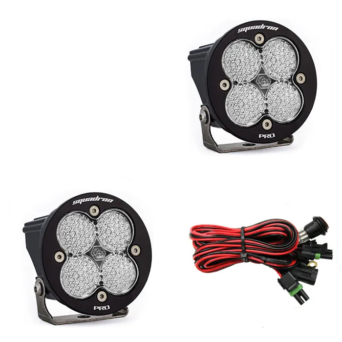 Baja Designs Squadron-R Pro Black LED Auxiliary Light Pod Pair - Universal product image