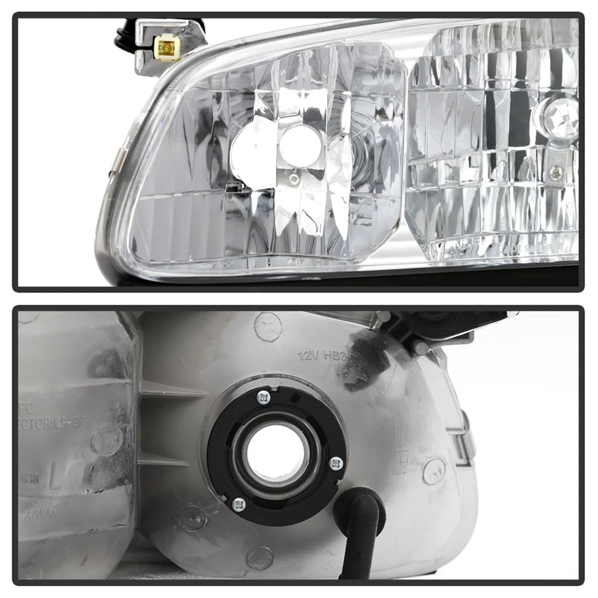 0001 Camry OEM Style Headlights With Corner Lights 4pcs Chrome product image