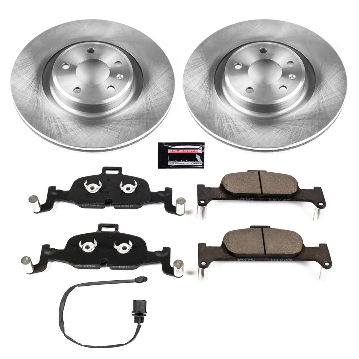 Z17 Direct Replacement Kit: Rotors; Ceramic Pads W/Hardware; Pad Sensors product image