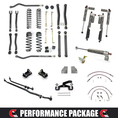 Clayton Off Road 2.5" Overland+ JL *392* - Package