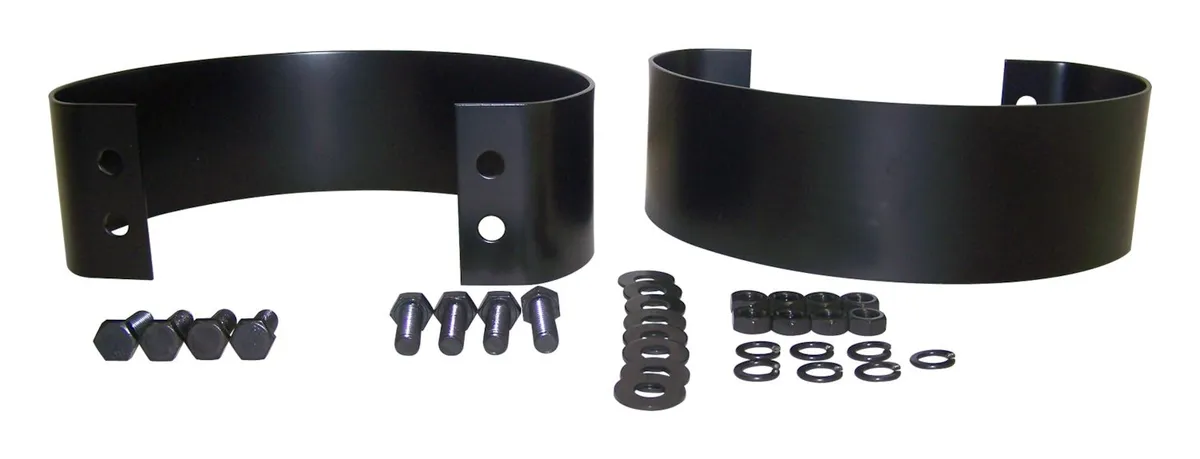 1976-1983 CJ-5 CJ Includes Left and Right sides & hardware; Black 1976-1986 CJ-7 CJ Includes Left and Right sides & hardware; Black 1981-1986 CJ-8 CJ Includes Left and Right sides & hardware; Black 1987-1995 Wrangler YJ Includes Left and Right sides & product image