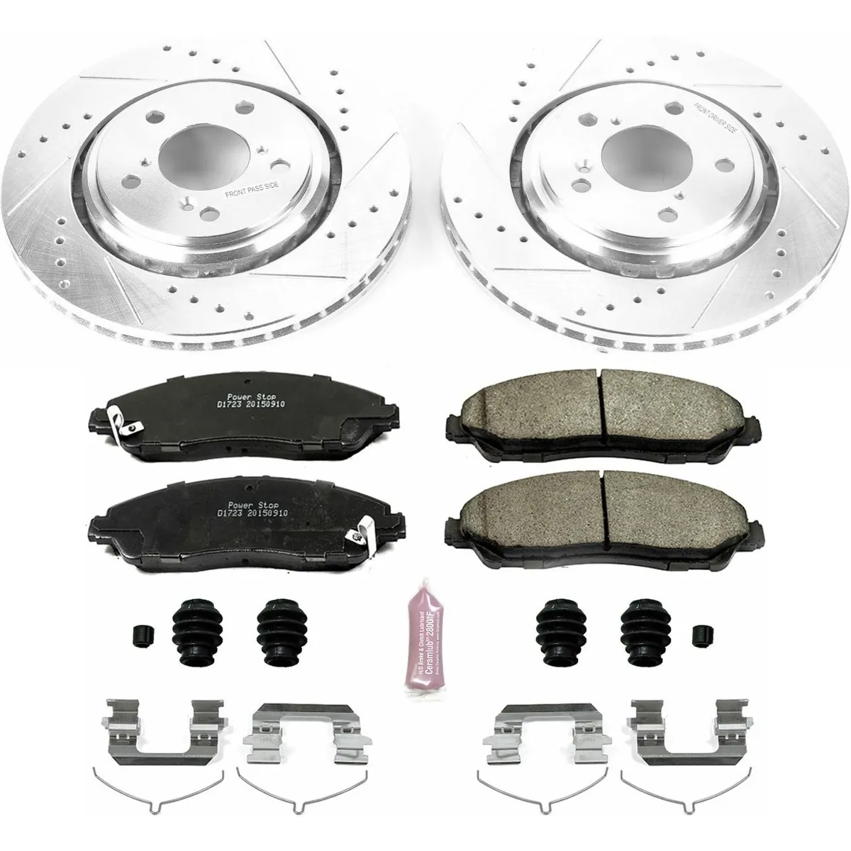 Z23 Evolution Brake Kit Front 2017-2018 Acura Mdx 2016-2017 Honda Pilot 2017-2018 Honda Ridgeline product image