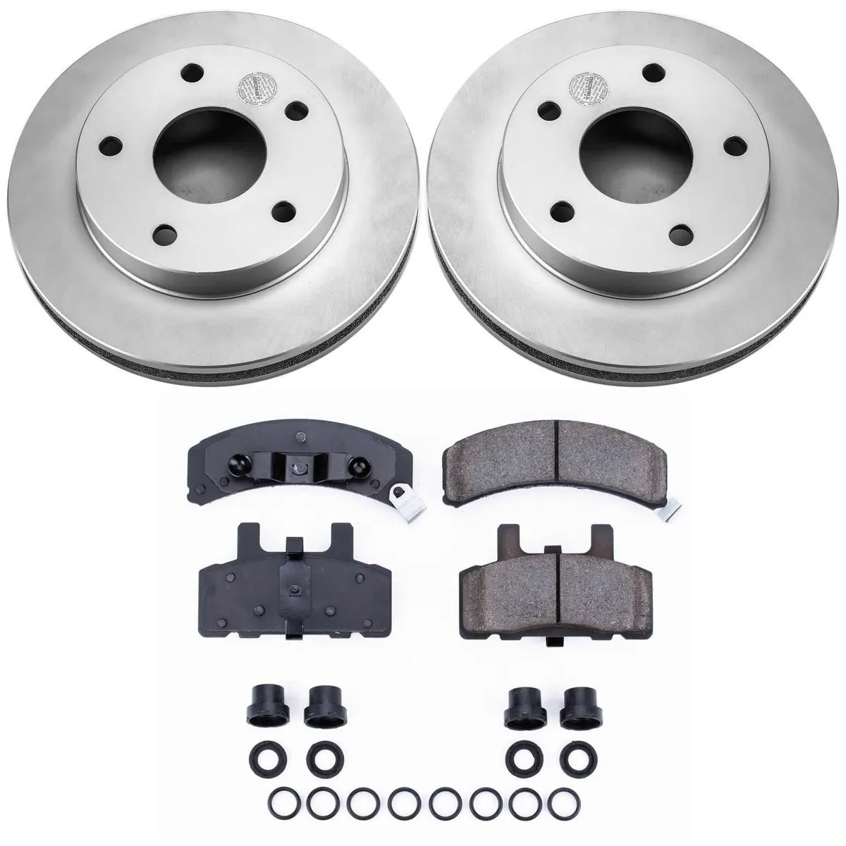 Z17 Geomet Coated Rotor Kit: Genuine Geomet Fully Coated Rotors; Ceramic Pads W/Hardware product image