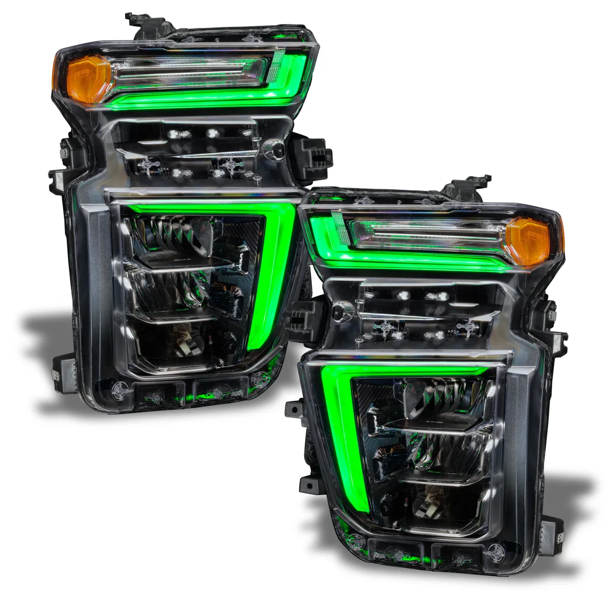 Oracle Lighting 2020-2021 Chevrolet Silverado HD 2500 3500 Colorshift Rgb+w Headlight DRL Upgrade Kit product image