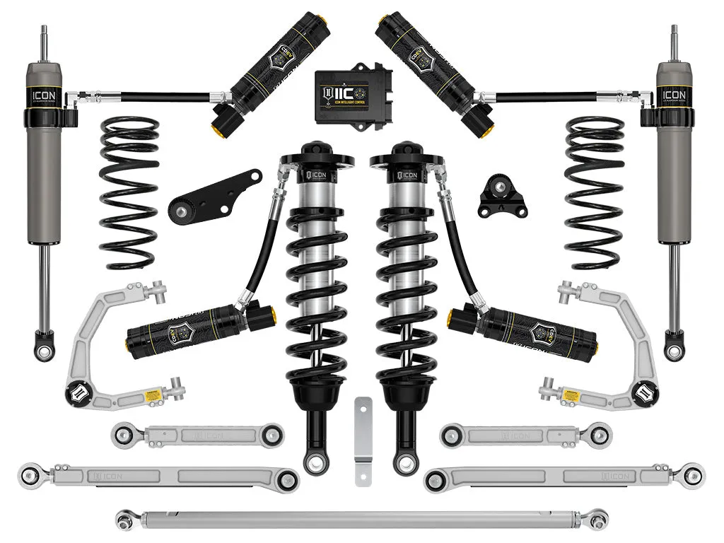 ICON Vehicle Dynamics ICON 2024-2025 Toyota Land Cruiser 250 Series, 1.25-3" Lift, Stage 12 Suspension System, Billet