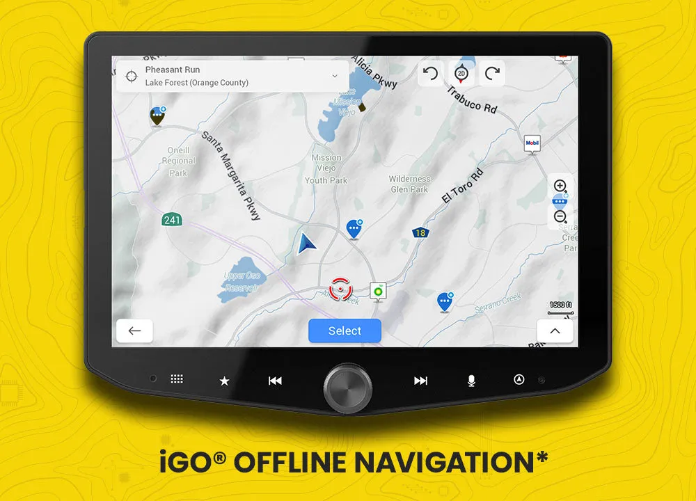 HORIZON10 Jeep Wrangler JL (2018-23)/Gladiator JT (2020-23) 10" Radio Fully Integrated Kit w/Nav Card | Displays Vehicle Info & Off-Road Mode product image