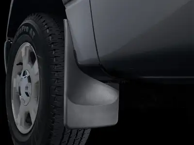 Weathertech Black No Drill MudFlaps Toyota Tacoma 2016 + No fender flares/molding