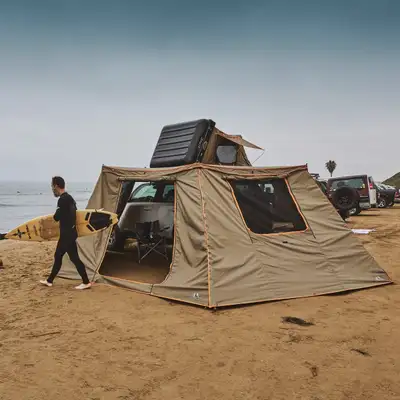 Tuff Stuff Overland Tuff Stuff Overland 270 Degree Awning Compact Shade Wall Pack 1