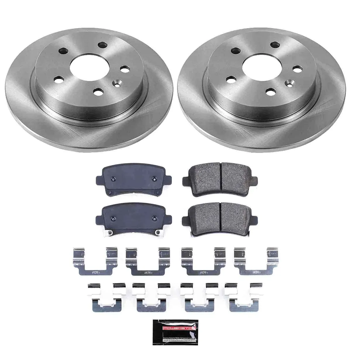Autospecialty Brake Kit Rear 2011-2018 Buick Regal 2013-2016 Chevy Malibu 2011 Saab 43348 product image