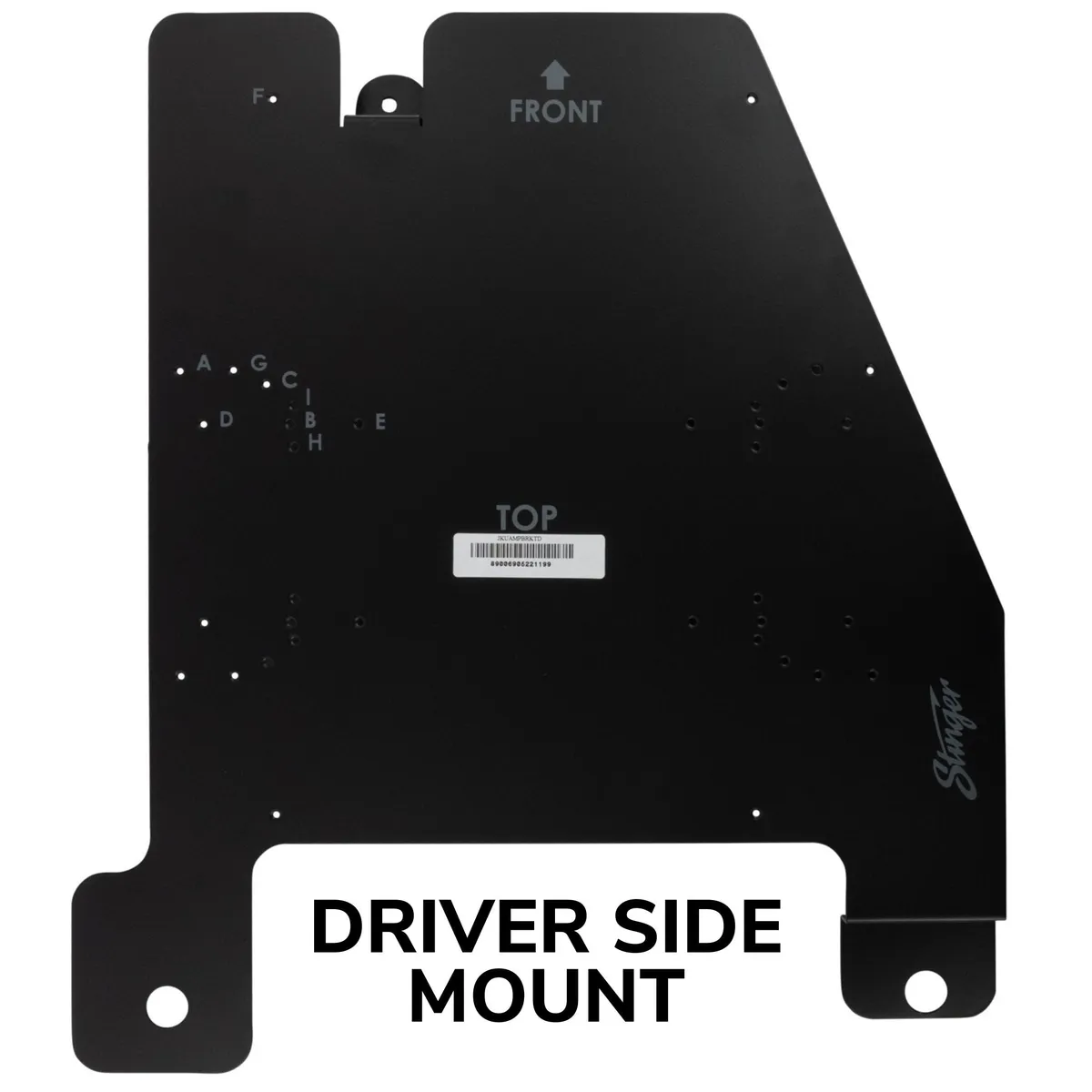 Under Seat Amplifier Mounting Bracket for Jeep Wrangler JK Unlimited (2011-2018) product image