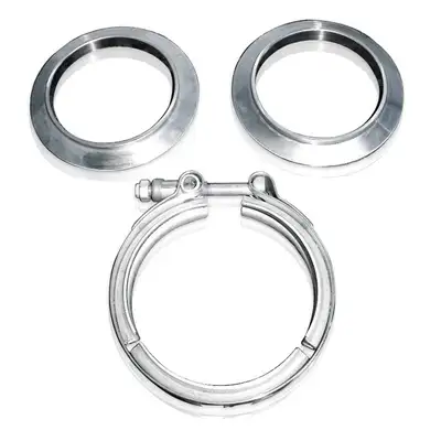 Stainless Works V-band kit 3in Kit Includes Clamp & Flanges
