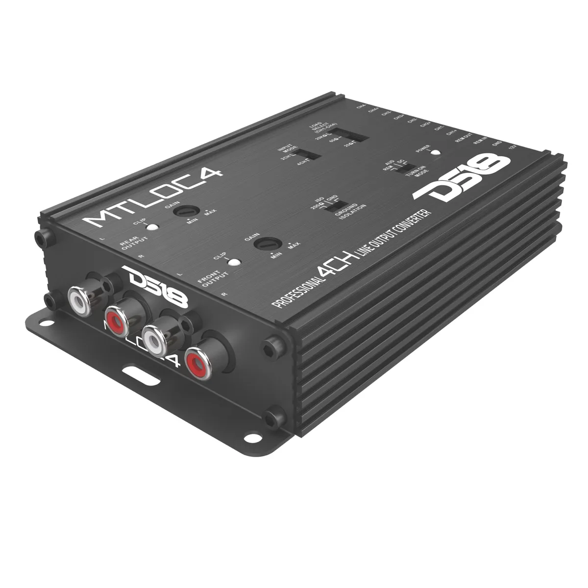 4-Channel | Speaker Emulator | Remote Out | Level Matching Controls | LED Clip Indicator | Load Selector | Input Mode Selector | Ground Insolation product image
