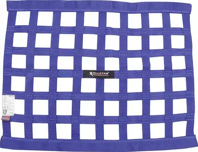 Allstar Performance Window Net Border Style 18 x 24 SFI Blue