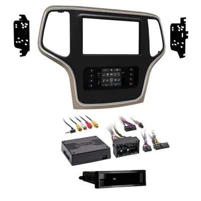 Metra Electronics Radio Installation Kit; ISO DIN Radio Provision; w/Pocket; Bronze Trim;